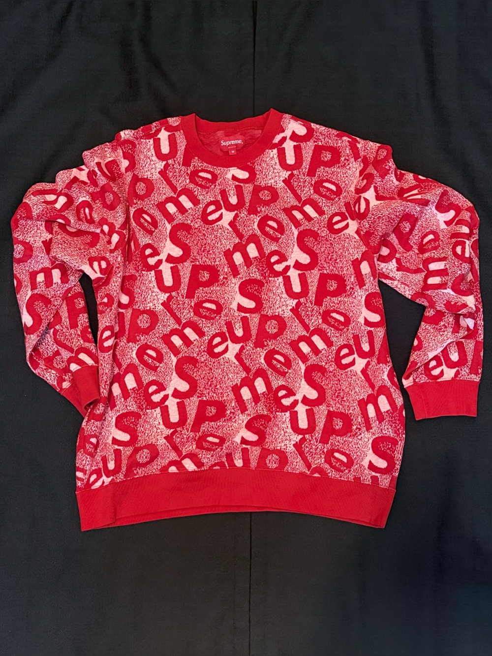 Supreme Scatter Text Crewneck